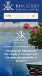 Mobile Screenshot of kimkirbyinteriordesign.com